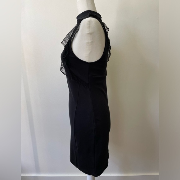 Free People Size Small Black Bodycon Stretchy Lace Dress - Picture 4 of 10